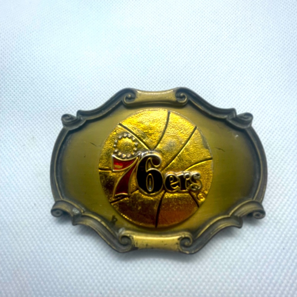 76ers belt buckle